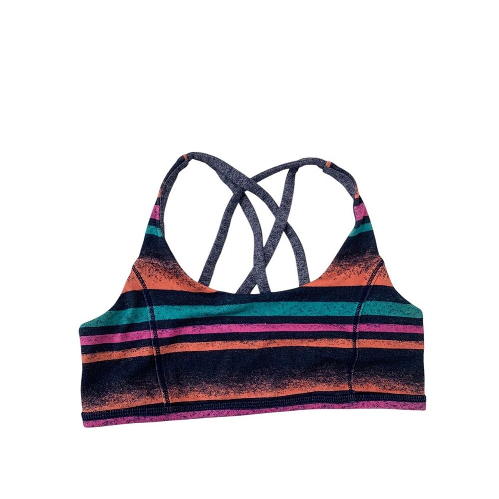 Size 12 Iviva Girls Sports Bra Lululemon Reversible Strappy